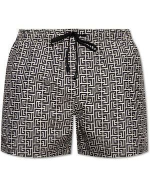 Balmain Swim Shorts - Grey
