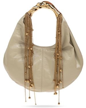 Chloé Leather Hobo Bag - Metallic
