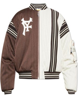PDF Insulated "Bomber" Jacket - Brown