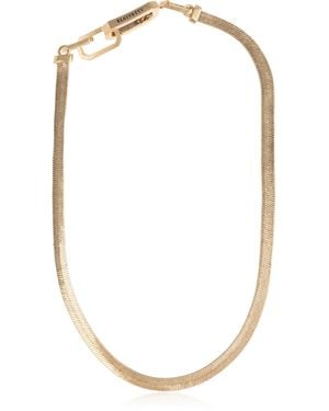 AllSaints Short Necklace - Metallic
