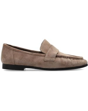 Black Suede Studio 'Arrow' Loafers - Brown