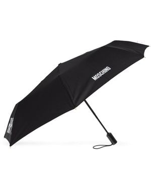 Moschino Folding Umbrella - Black