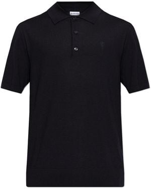 Burberry Wool Polo - Black