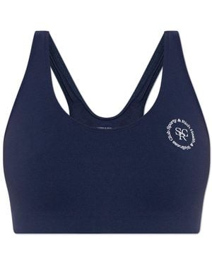 Sporty & Rich Training Bra From The '47 & The New York Yankees' Collection - Blue