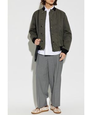 JW Anderson Jacket With Decorative Fastenings - Gray