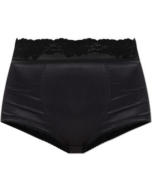 Dolce & Gabbana Dolce & Gabbana Silk Knickers - Black