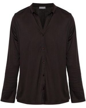 Hanro Shirt From The 'Grand Central' Line - Black