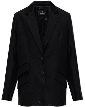 Paul Smith Single-Vent Blazer - Black