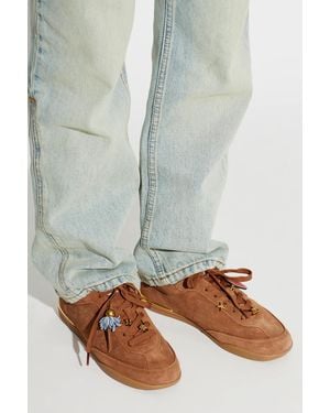 MICHAEL Michael Kors Suede Sports Shoes 'Nolan' - Gray
