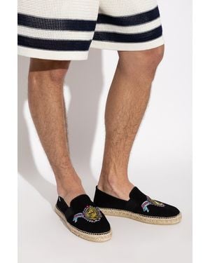 KENZO Espadrilles With Logo - Black