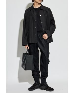 Jil Sander Jacket With Collar - Black