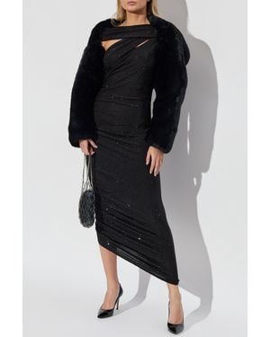 Cult Gaia Faux Fur Bentley - Black