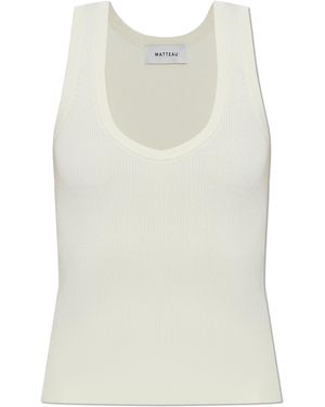 Matteau Sleeveless Top - White