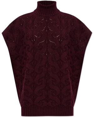 Etro Turtleneck Vest - Red