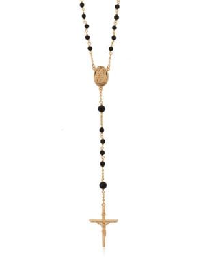 Dolce & Gabbana Necklace With Religious Motif - Blue