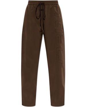 Fear Of God Trousers With Sewn-In Zippers - Brown