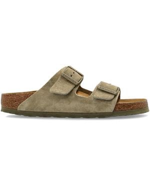 Birkenstock 'Arizona Bs' Slides - Green