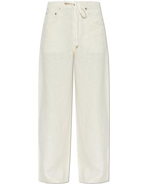 Citizens of Humanity 'Brendy' Linen Trousers - White