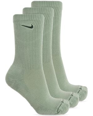 Nike 3-Pack Socks With Logo - Green