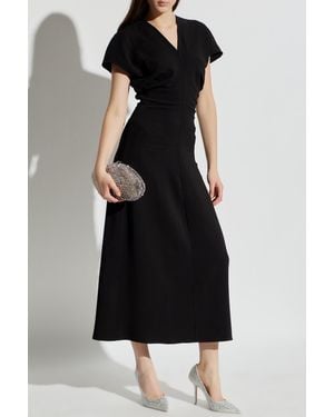 Anine Bing V-Neck Dress - Black