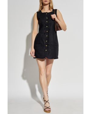 Posse Linen Dress - Black