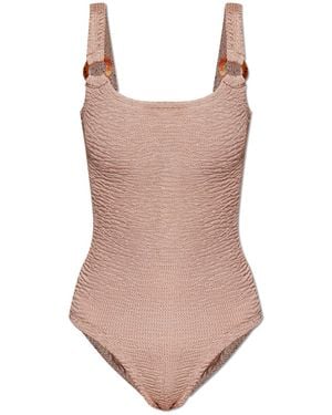 Paramidonna One-Piece Swimsuit "Sophia" - White