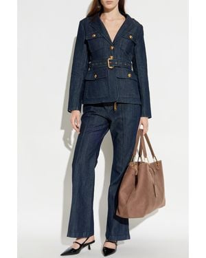 MICHAEL Michael Kors Flared Leg Jeans - Blue