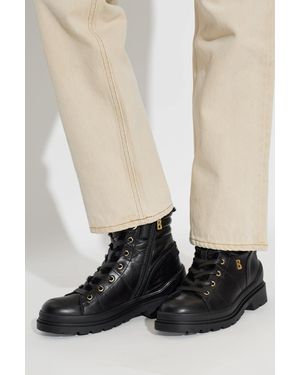Bogner Leather Snow Boots 'St.Moritz' - Black