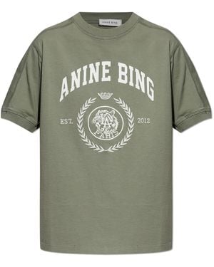 Anine Bing T-Shirt "Jaylin" - Green