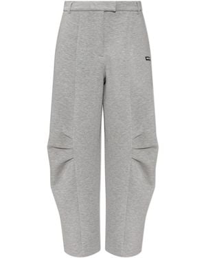 ROTATE BIRGER CHRISTENSEN Sweatshirt With Logo Patch - Grey