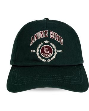 Anine Bing 'Jeremmy' Baseball Cap - Green