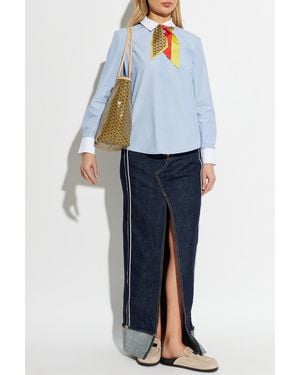 Tory Burch Striped Shirt - Blue