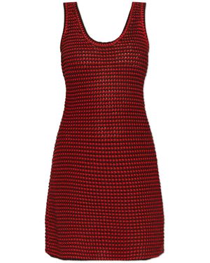Alaïa Short Strappy Dress - Red