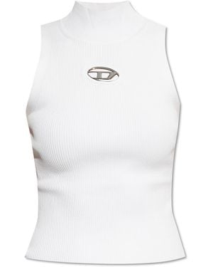 DIESEL Top With Logo -Onervax-Top - White
