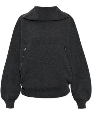Balenciaga Jumper With Pockets - Black