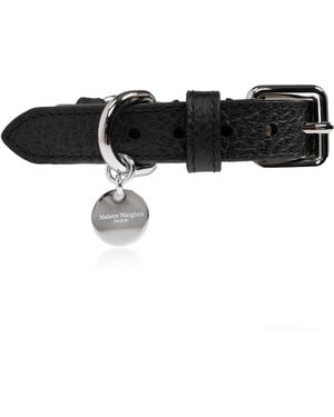 Maison Margiela Leather Dog Collar - Black