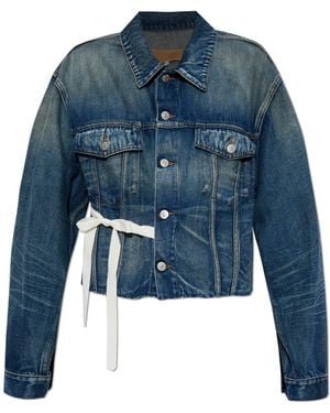 MM6 by Maison Margiela Denim Jacket - Blue