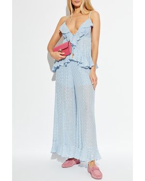 Zimmermann Top With Lurex Thread - Blue