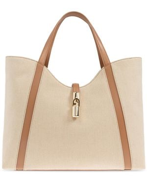 Furla Goccia Xl Bag - Natural