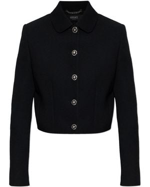 Versace Wool Jacket - Black