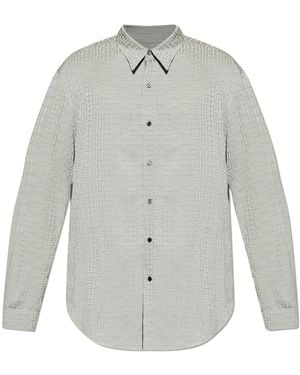 Balmain Shirt With Monogram - White