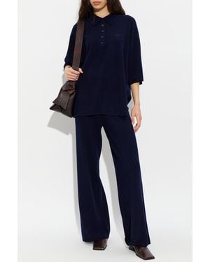 Gestuz "Gzmanzi" Wool Pants - Blue