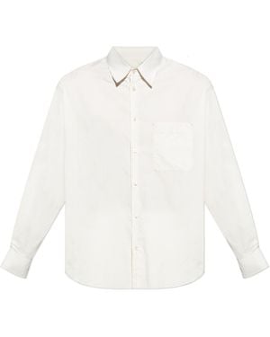 Lemaire Shirt With Pocket - White