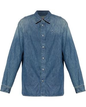 DIESEL Shirt 'D-Simply-S15' - Blue