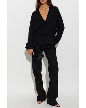 Tom Ford V-Neck Sweater - Black