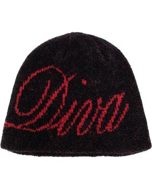 Carne Bollente Cap With Decorative Inscription - Red