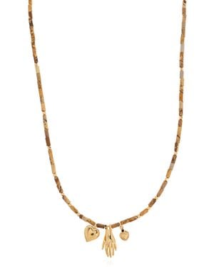 Isabel Marant Short Necklace With Pendants - Metallic