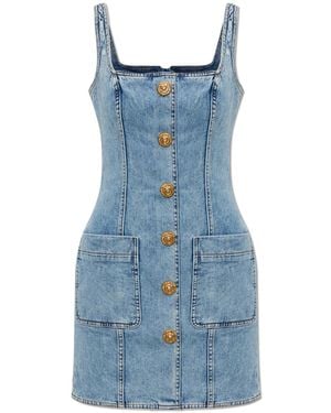 Balmain Denim Dress - Blue