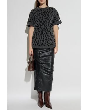 AVAVAV T-Shirt With Cut-Outs - Black
