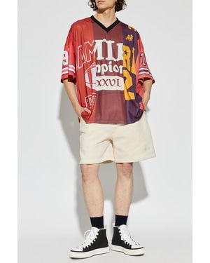 Amiri Cotton Shorts - Red